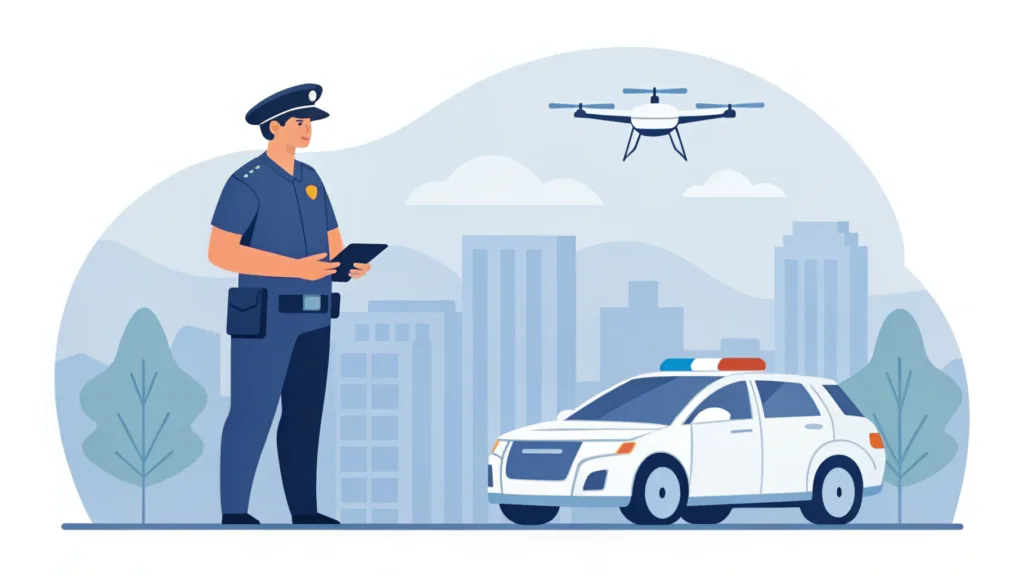 jakie drony ma policja